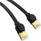 Baseus Καλώδιο Δικτύου Ethernet RJ45 CAT 7 UTP Flat 2m Μαύρο (B00133207111-02) (BASB00133207111-02)
