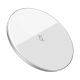 Baseus Simple Fast Wireless Charger (Updated Version) Qi 15 W white (WXJK-B02)