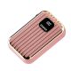 Dudao power bank 10000 mAh 2x USB / USB Typ C / micro USB 2 A with LED display pink (K11Pro-P)