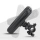 Rotary 360 handlebar mount head for Universal Bicycle & Motorcycle Phone Holder Case black 