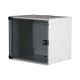 9U 19'' PROLINE_100 W520xD400mm Wall Mounting Cabinet Flatpackage SOHO LG