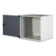 7U 19'' PROLINE_100 W520xD400mm Wall Mounting Cabinet Flatpackage SOHO LG