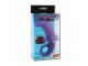 RIDGED INLAY. 7-SPEED MASSAGER. WATERPROOF. WITH BATTERIES. PURPLE
