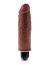 King Cock 15.24cm Vibrating Stiffy (Brown)