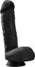 PVC Dildo 19 εκ black