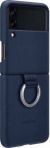 Samsung Silicone Cover with Ring Navy Μπλε (Galaxy Z Flip3 5G)
