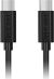 Choetech cable USB Type C - USB Type C 3A cable 1m black CC0002 