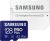 Samsung Pro Plus (2021) microSDXC 128GB U3 V30 A2 με αντάπτορα