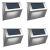 123LED Solar Stair Lighting Sherpa Silver (4 pieces) (LDR09067)