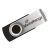 MediaRange USB 2.0 Flash Drive 4GB (Black/Silver) (MR907)