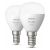 Philips Hue Ball lamp E14 White 470 lumens 5.7W 2 pieces (LPH02724) (PHILPH02724)