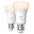 Philips Hue Smart lamp E27 White 800 lumen 9W 2 stuks (LPH02727) (PHILPH02727)