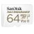 SanDisk MAX ENDURANCE 64GB microSDXC Memory Card with Adapter for Home Security Cameras and Dash Cams (SDSQQVR-064G-GN6IA) (SANSDSQQVR-064G-GN6IA)