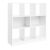 Ξύλινη Βιβλιοθήκη με 8 Ράφια 97.5 x 30 x 100 cm Χρώματος Λευκό  Vasagle (LBC52WT) (VASLBC52WT)