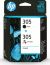 HP 305 Γνήσιο Πακέτο 2 Μελανιών Εκτυπωτή InkJet Πολλαπλό (Color) / Μαύρο (6ZD17AE)