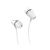 Hands Free Hoco M34 Earphones Stereo 3.5mm Λευκό με Μικρόφωνο και Πλήκτρο Λειτουργίας
