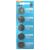 Buttoncell Vinnic CR2016 3V Τεμ. 5 με Διάτρητη Συσκευασία