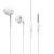 Hands Free Ancus Melody MD66 Semi in-Earbud Stereo 3.5mm Λευκό με Μικρόφωνο και Πλήκτρο Λειτουργίας 1,2μ
