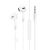Hands Free Hoco M109 Pure Joy Earphones Hi-Fi Stereo 3.5mm 1.2m Λευκό