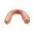 TPR Double Dildo 38,10 cm flesh