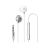 Baseus Ενσύρματα Ακουστικά Encok H06 Λευκό/Ασημί (NGH06-0S) (BASNGH06-0S)