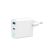 Gembird Fast USB Charger Gan 2-port 65w USB Type-C + USB-a Led White (TA-UC-PDQC65L-W-01) (GEMTA-UC-PDQC65L-W-01)