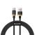 Baseus Purple Gold Red USB / USB-C Cable with Nylon Braid SuperCharge 40W Quick Charge 3.0 QC3.0 1M black (CATZH-AV1)