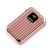 Dudao power bank 10000 mAh 2x USB / USB Typ C / micro USB 2 A with LED display pink (K11Pro-P)