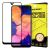 Wozinsky for Samsung Galaxy A10 Tempered Glass Full Glue Super Tough Screen Protector Full Coveraged with Frame Case Friendly  black