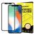Wozinsky for iPhone 12 mini black Tempered Glass Full Glue Super Tough Screen Protector Full Coveraged with Frame Case Friendly 