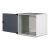 7U 19'' PROLINE_100 W520xD400mm Wall Mounting Cabinet Flatpackage SOHO LG