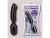 STORM RIDER 6 INCH PVC DOUCHE. INTIMATE SHOWER. BLACK. 15.2CM